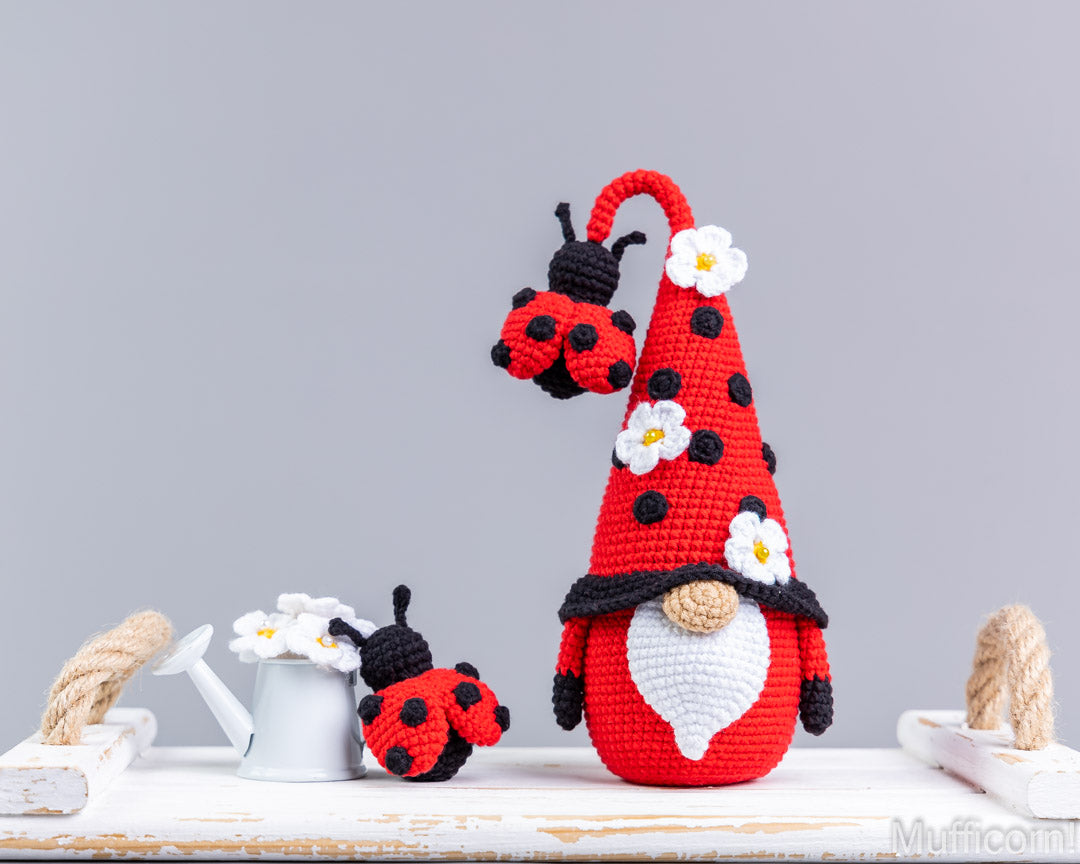 Ladybug Gnome