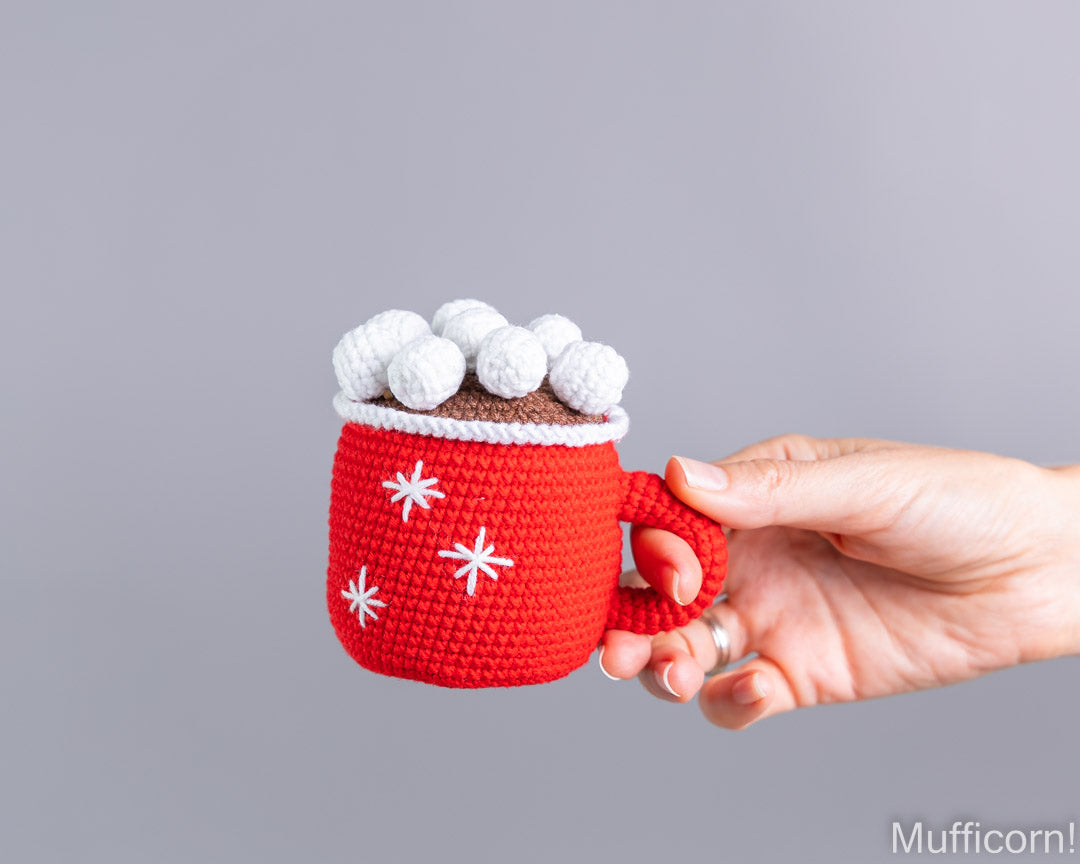 Christmas Mug with Marshmallows and Sweets