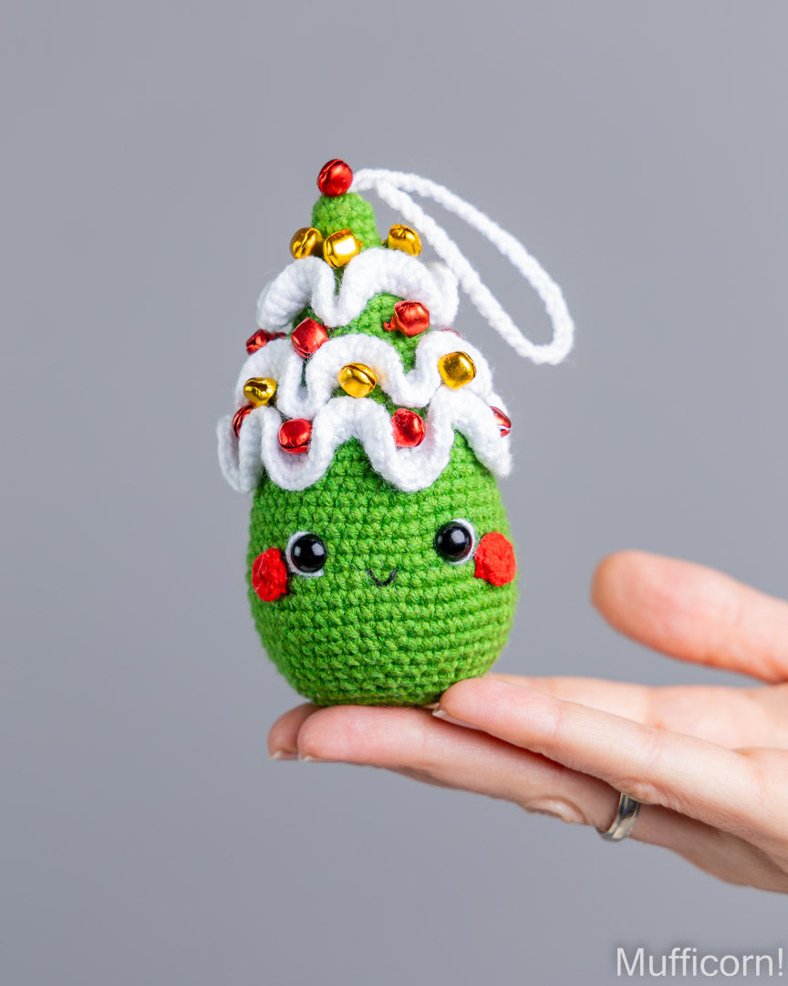 Crochet Patterns Bundle: Christmas trees Ornaments