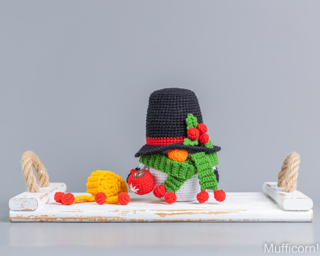 Crochet Patterns Bundle: Christmas tree & Snowmen Gnomes