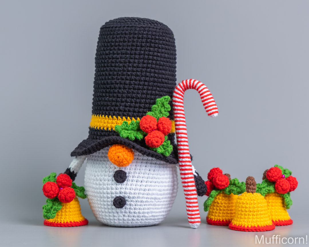 Crochet Patterns Bundle: Christmas tree & Snowmen Gnomes