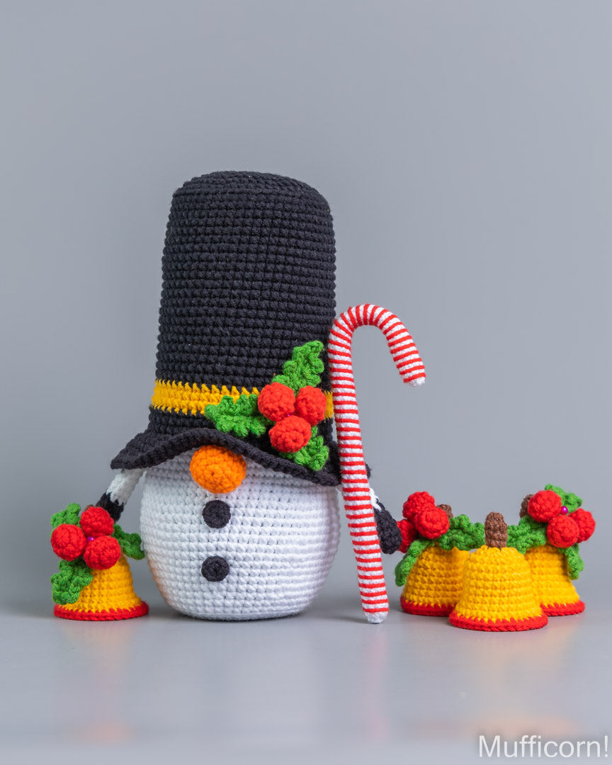 Tall Snowman Gnome