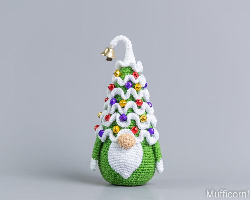 Christmas Tree Gnome with waves