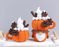 Crochet Patterns Bundle: Pumpkin spice latte Gnome & Cup
