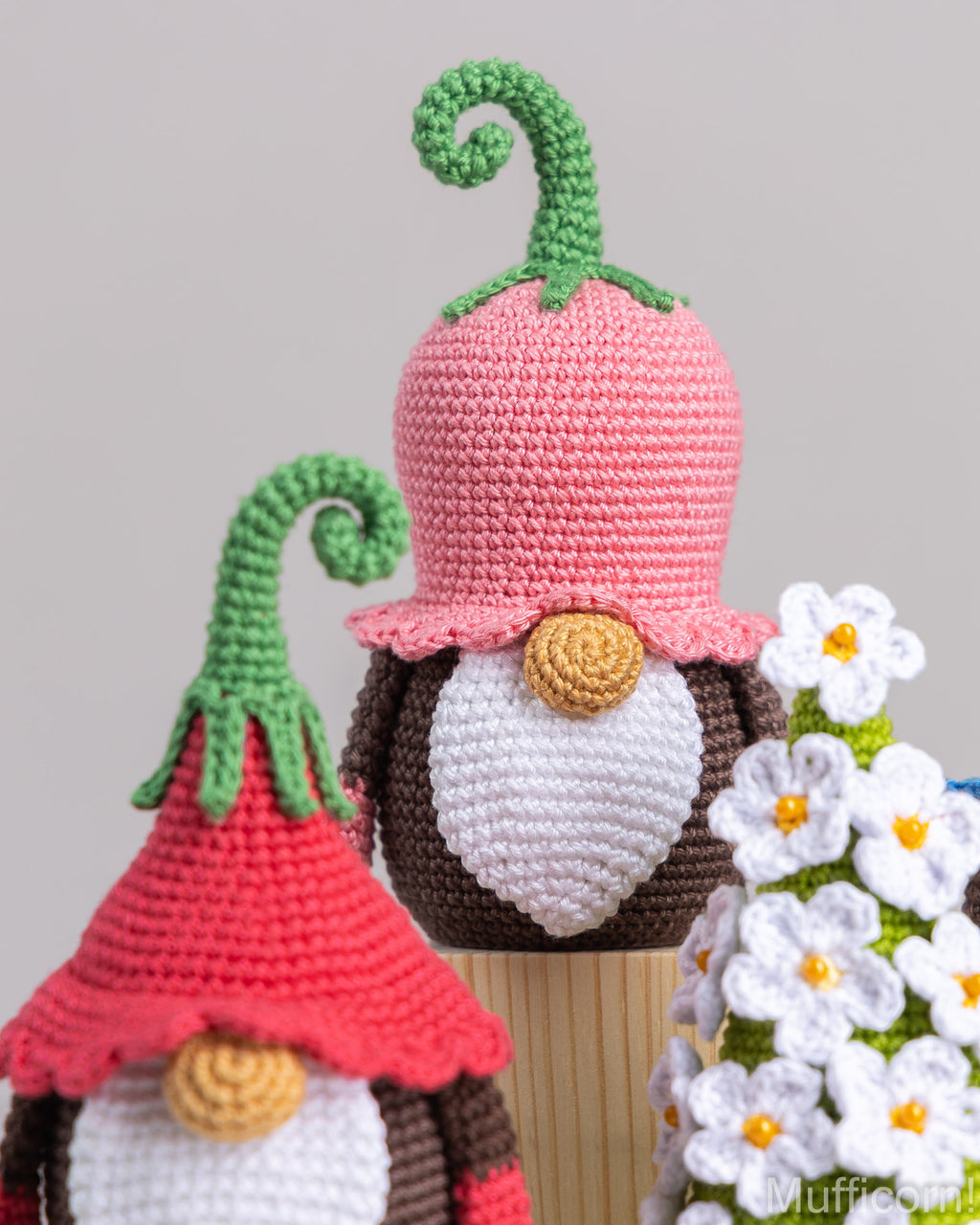 Crochet Patterns Bundle: Flower Gnomes