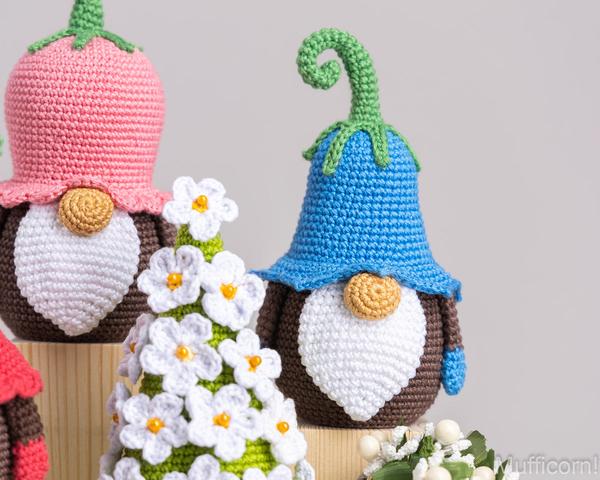 Crochet Patterns Bundle: Flower Gnomes