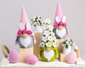 Crochet Patterns Bundle: Easter Bunny Gnomes and Flower Gnome