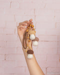 Brown Cap Mushroom Keychain