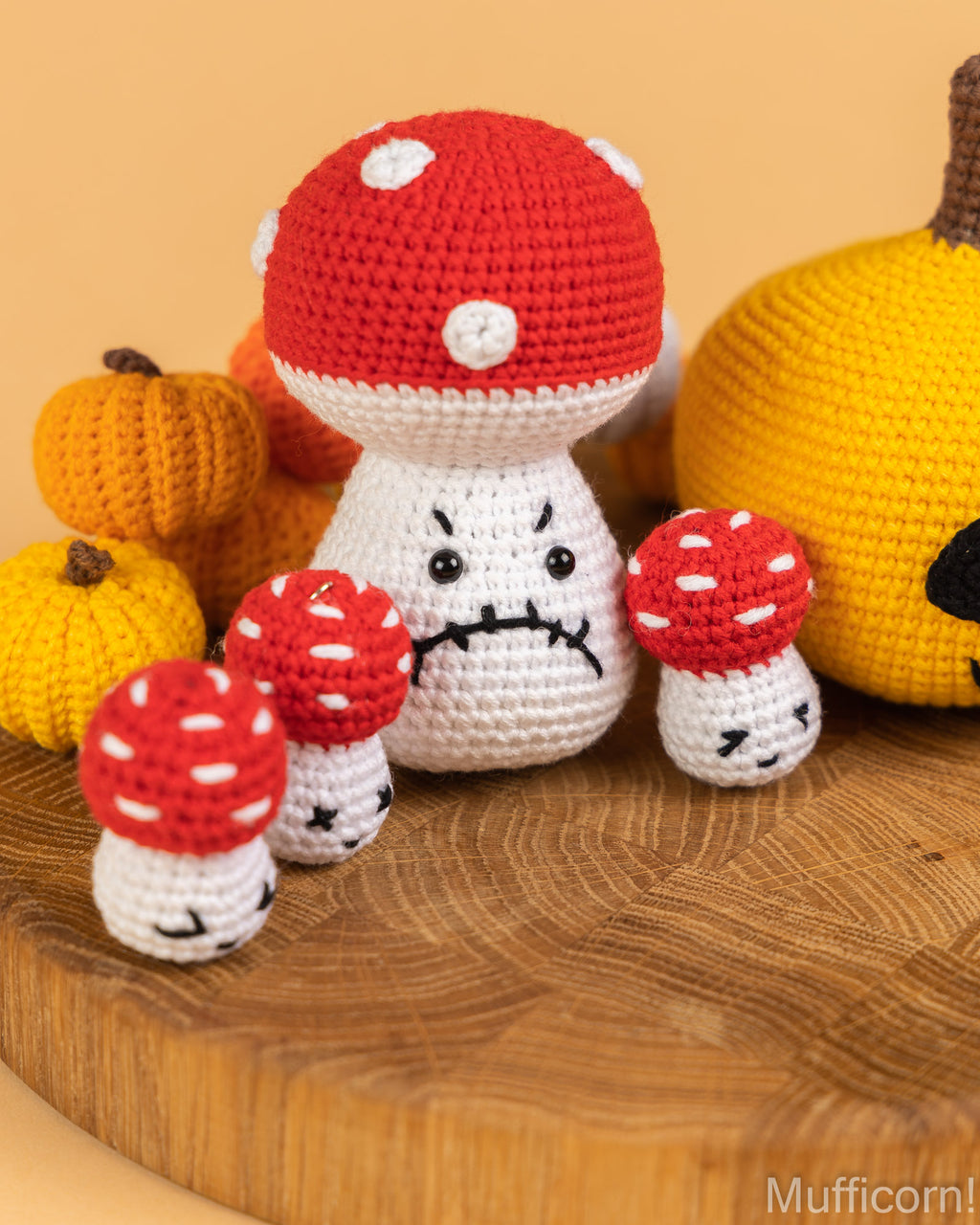 Crochet Halloween patterns bundle: Creepy Friends