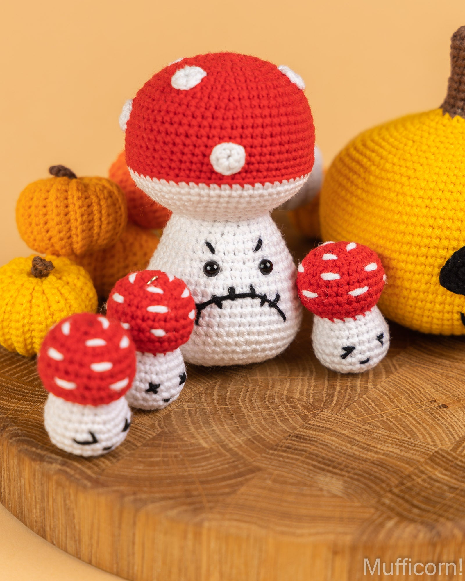 Crochet Halloween patterns bundle: Creepy Friends