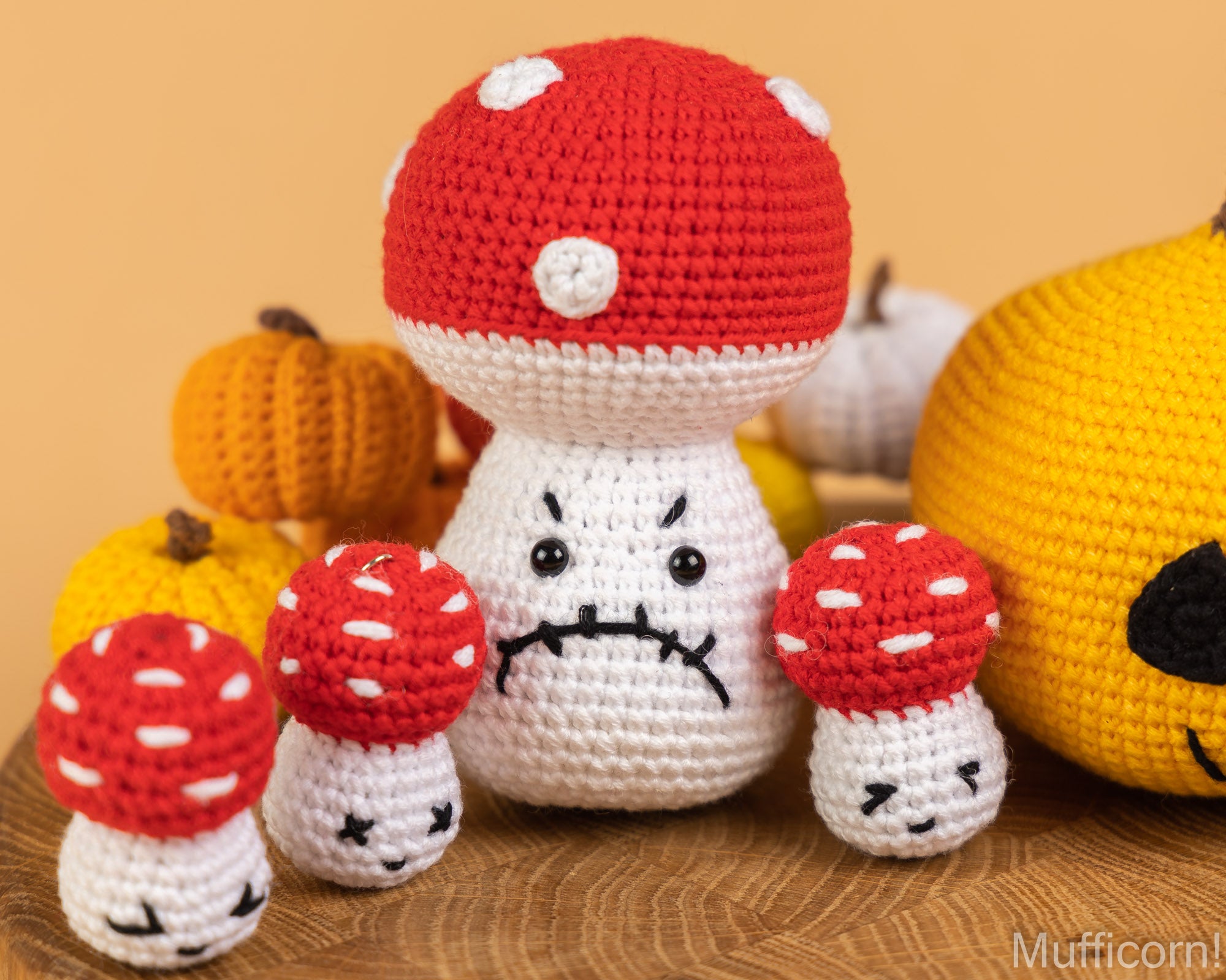 Crochet Halloween patterns bundle: Creepy Friends