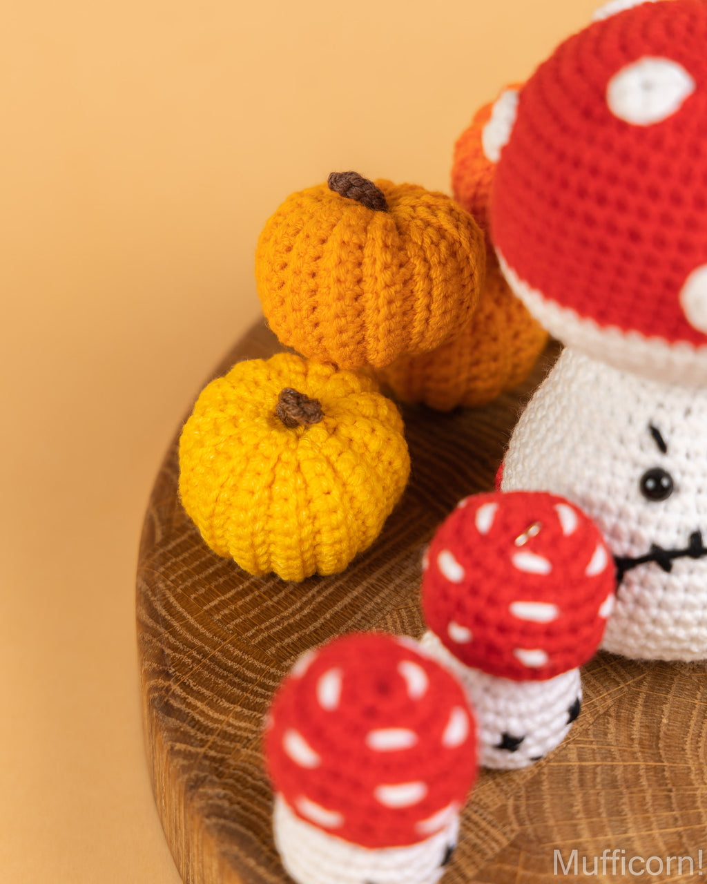 Crochet Halloween patterns bundle: Creepy Friends