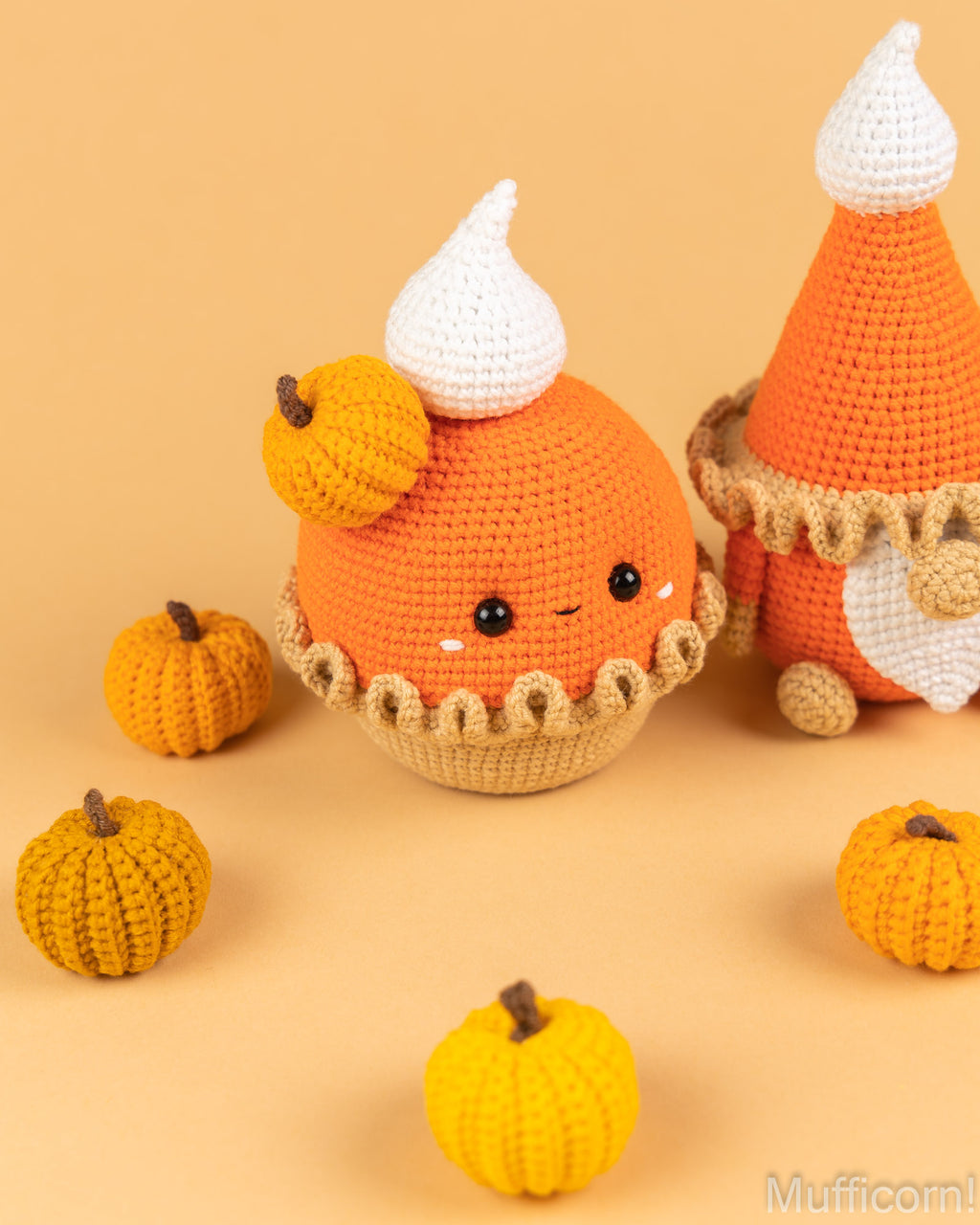 Crochet patterns bundle: Pumpkin Pie & Gnome
