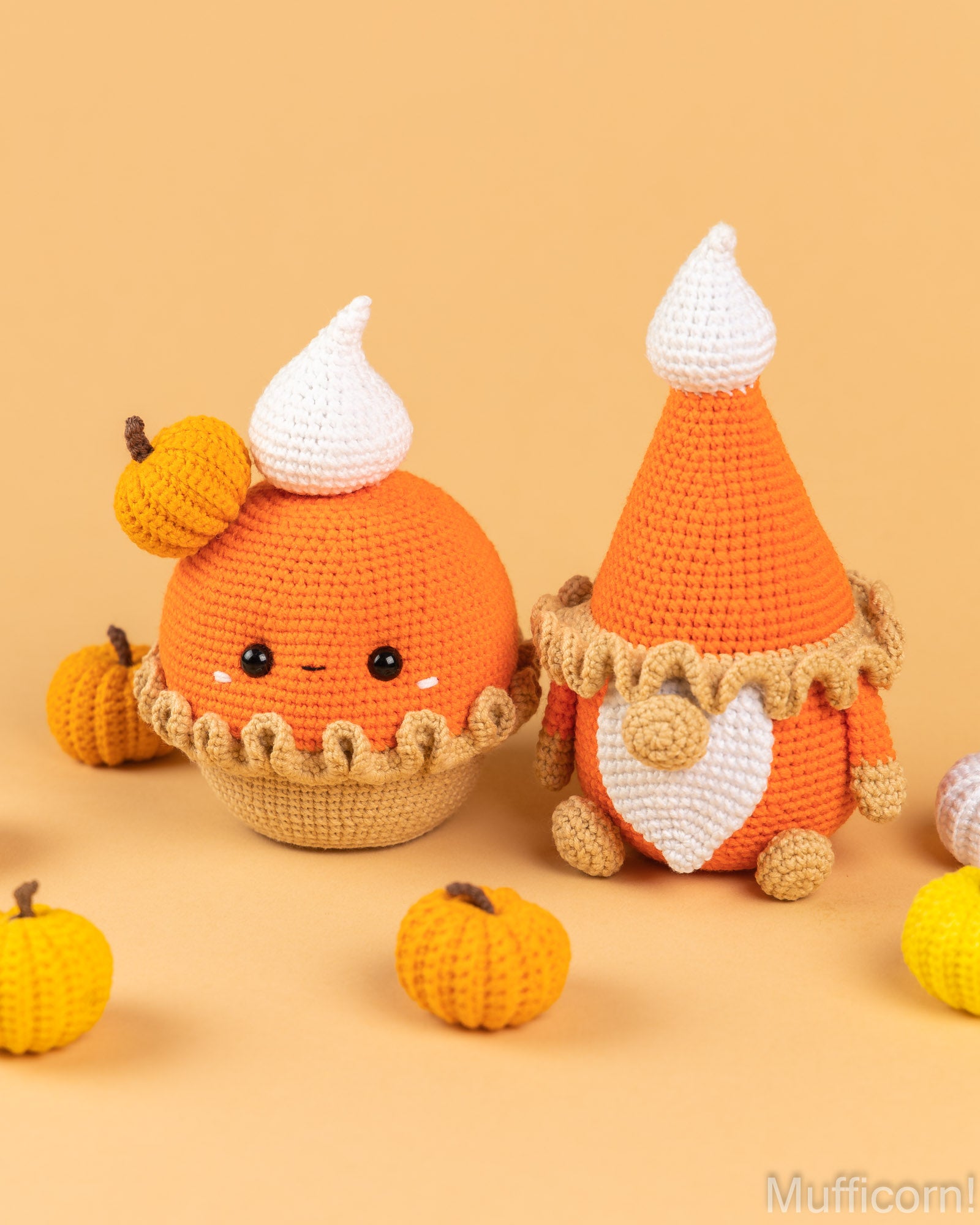 Crochet patterns bundle: Pumpkin Pie & Gnome