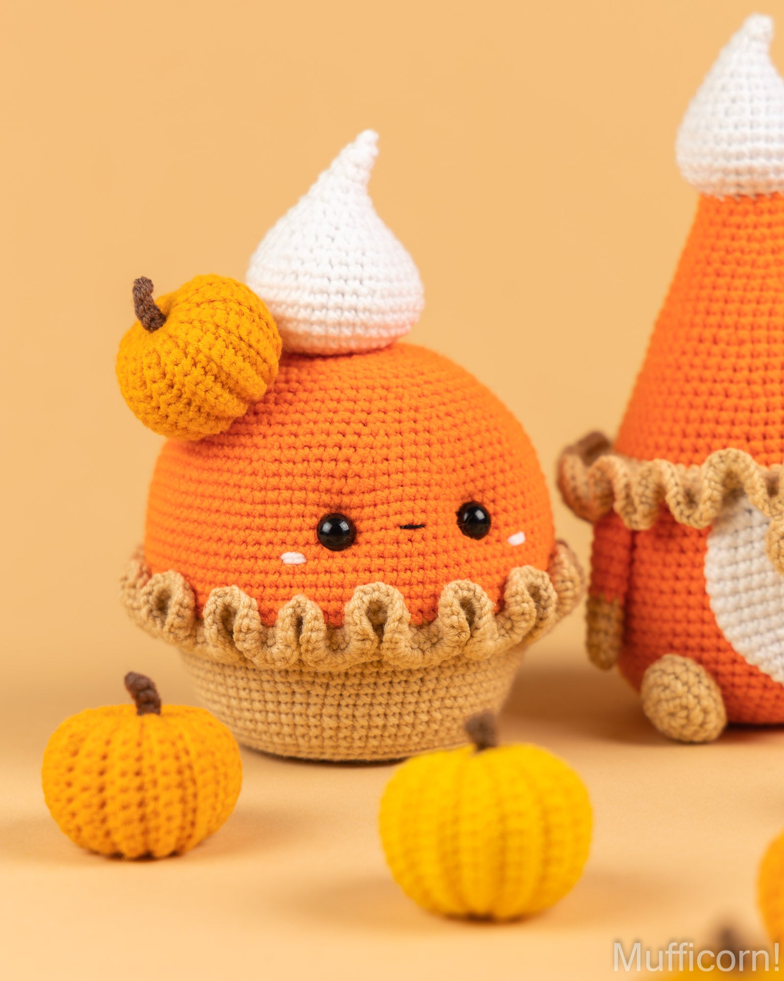 Crochet patterns bundle: Pumpkin Pie & Gnome