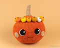 Plushy Pumpkin with pumpkins