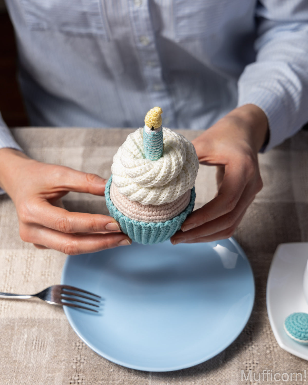 Crochet Birthday Cupcake