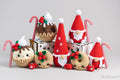 Crochet patterns bundle: Santa Gnomes, Christmas Pie, Donut and Snowflake Gnome