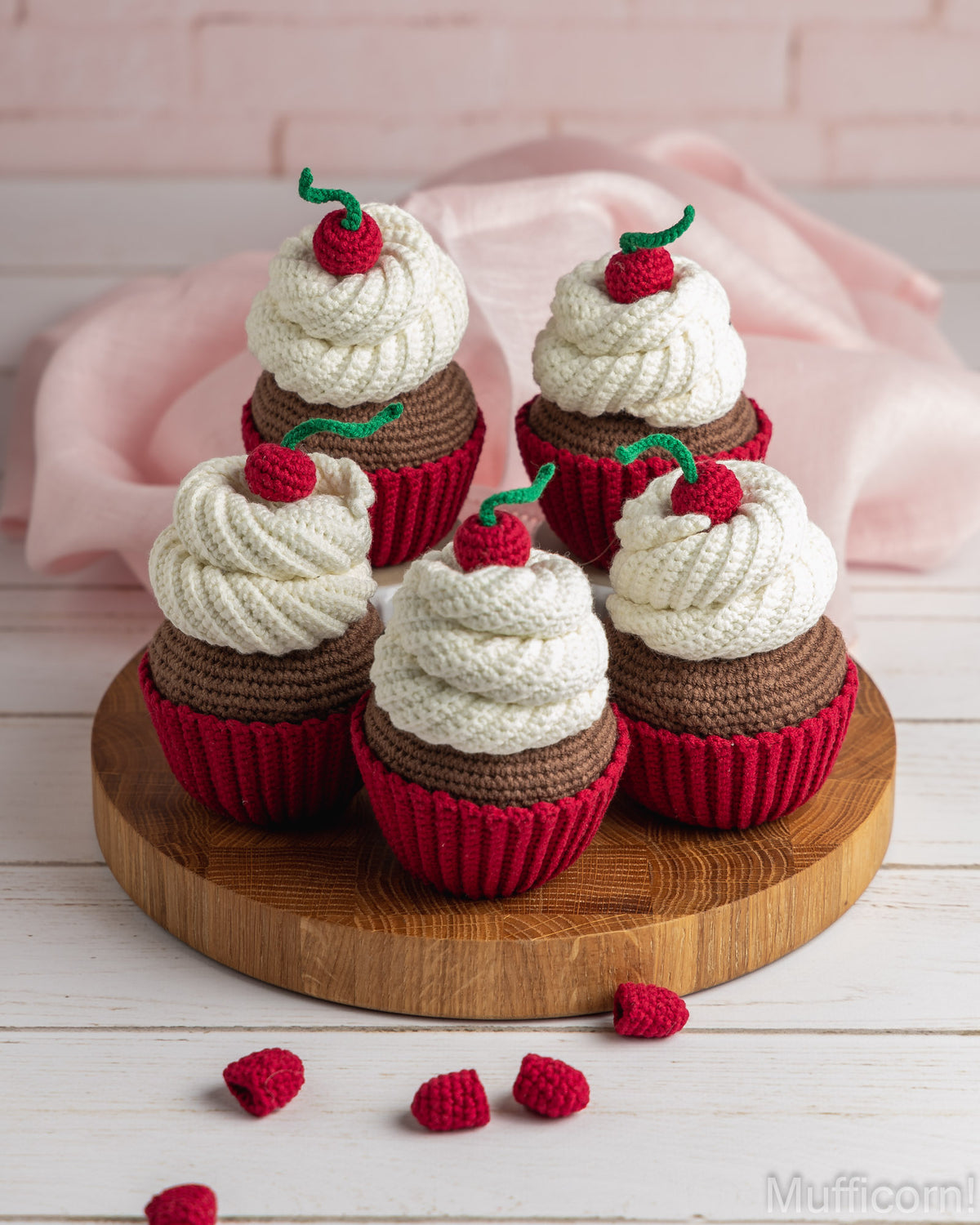 Cherry cupcake
