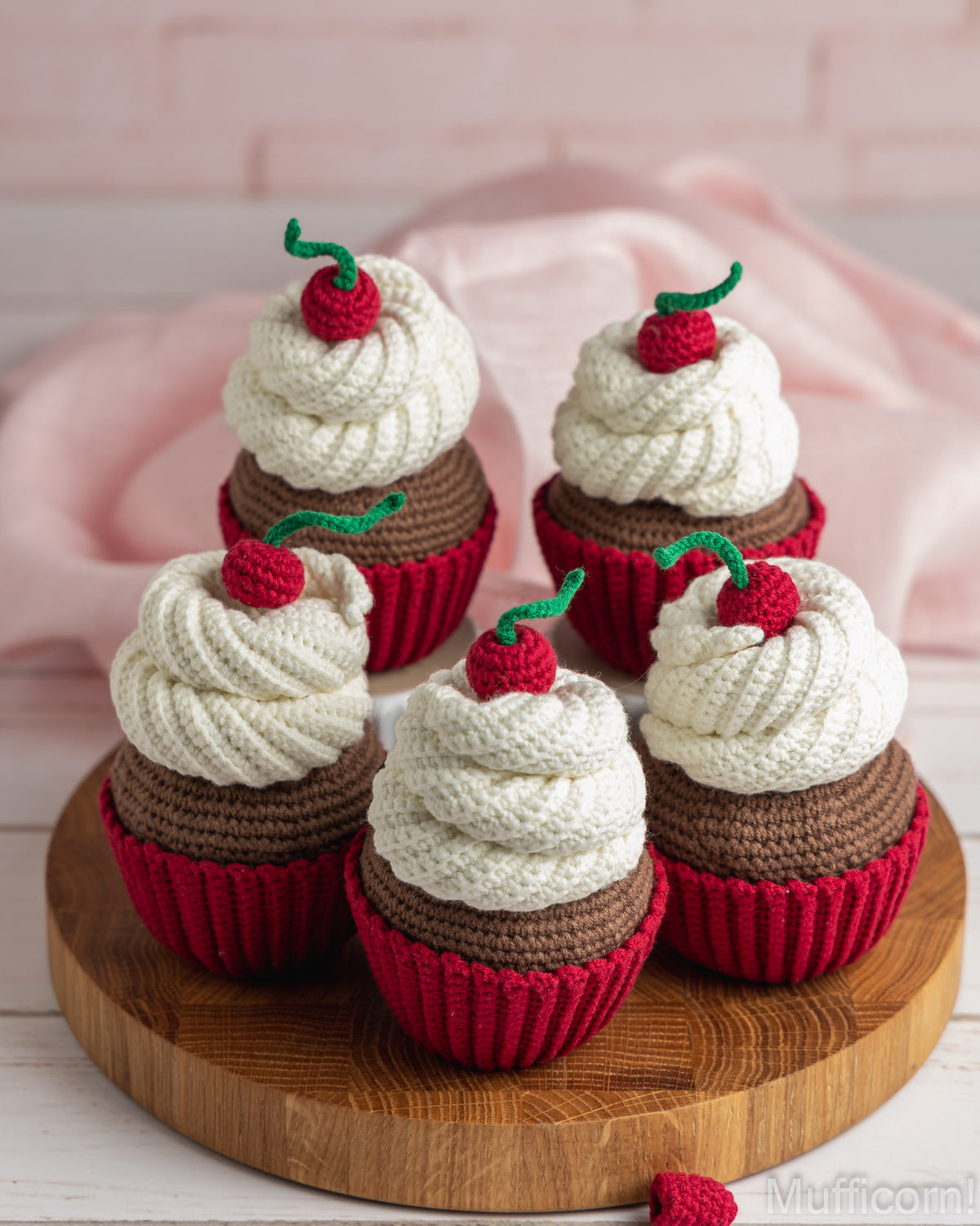 Cherry cupcake