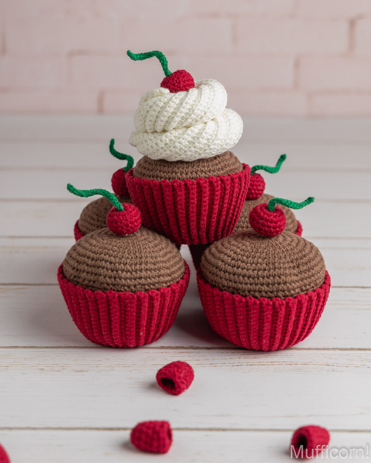 Cherry cupcake