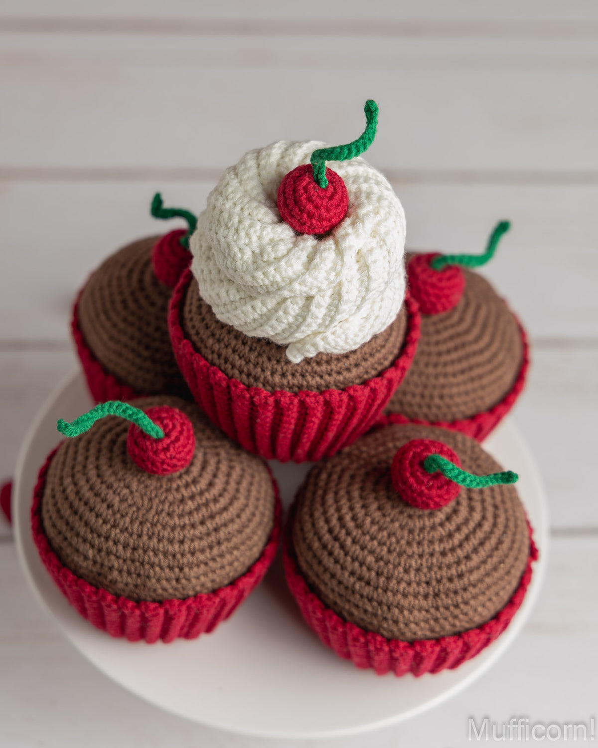 Cherry cupcake