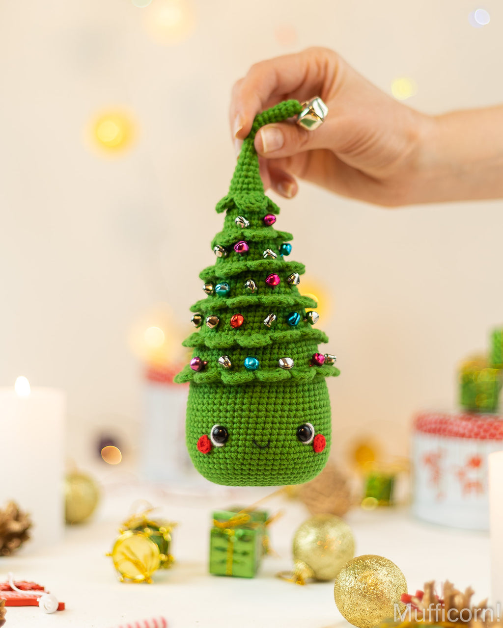 Crochet patterns bundle: Christmas tree gnome & Amigurumi christmas tree