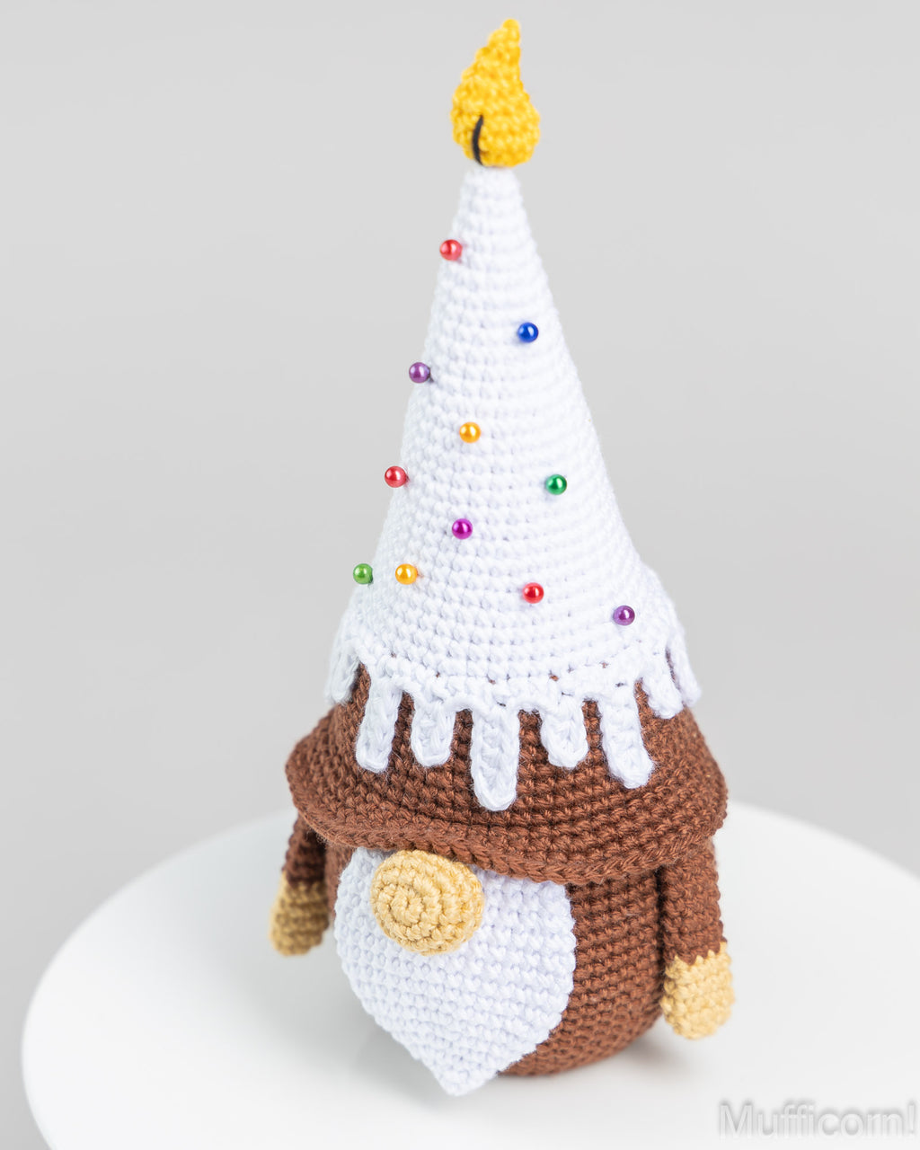 Birthday Gnome with Cupcake