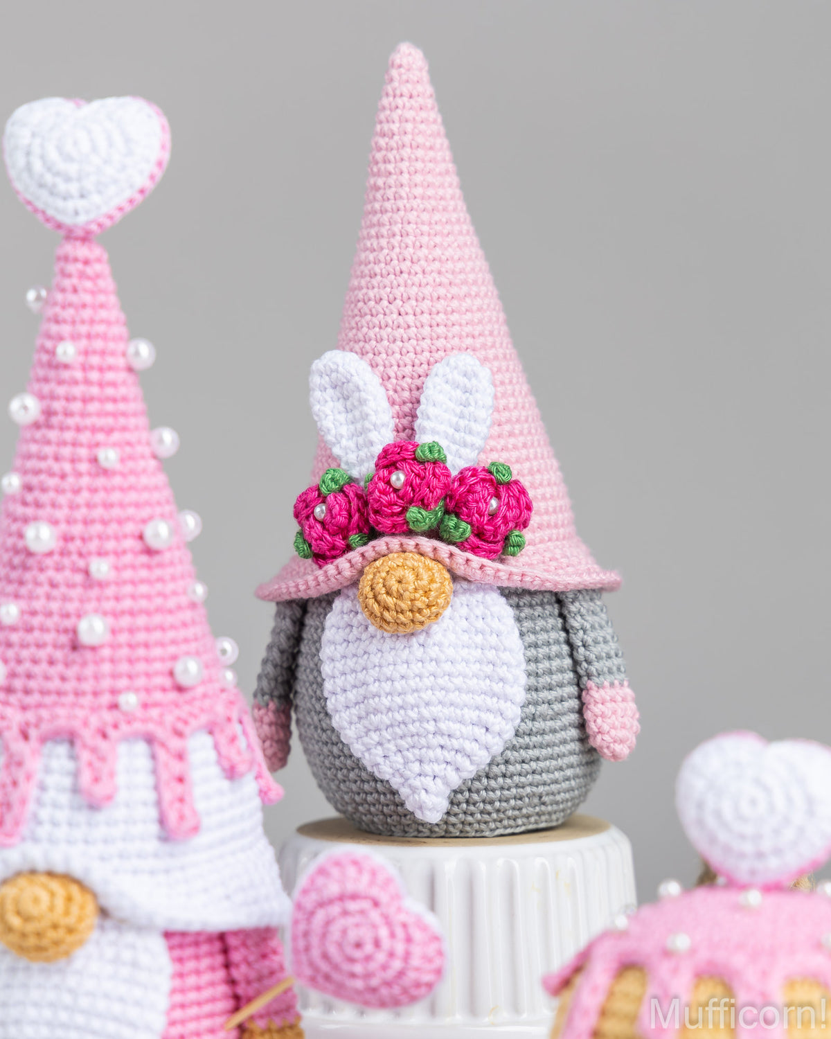 Easter Bunny Gnome & Heart Muffin Gnome Bundle