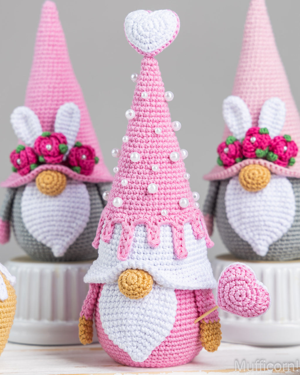 Easter Bunny Gnome & Heart Muffin Gnome Bundle