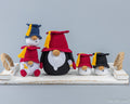 Crochet Patterns Bundle: Graduation Gnome and 2 keychain sizes