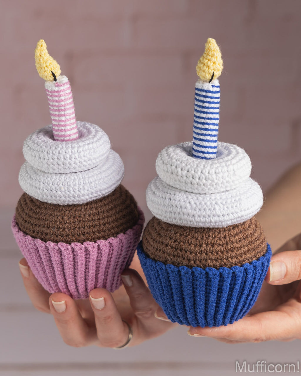 Birthday Amigurumi Cupcake