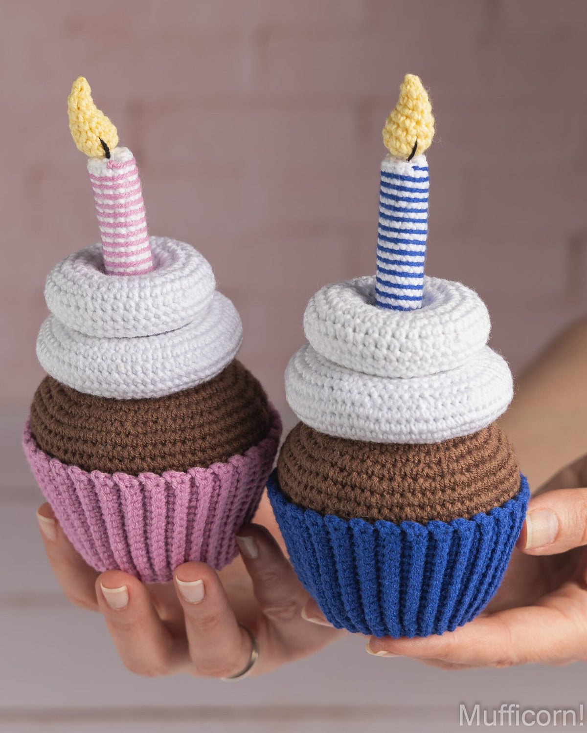 Birthday Amigurumi Cupcake