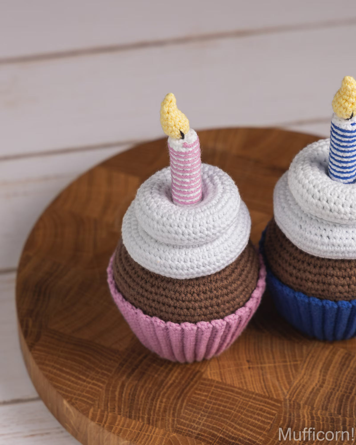 Birthday Amigurumi Cupcake