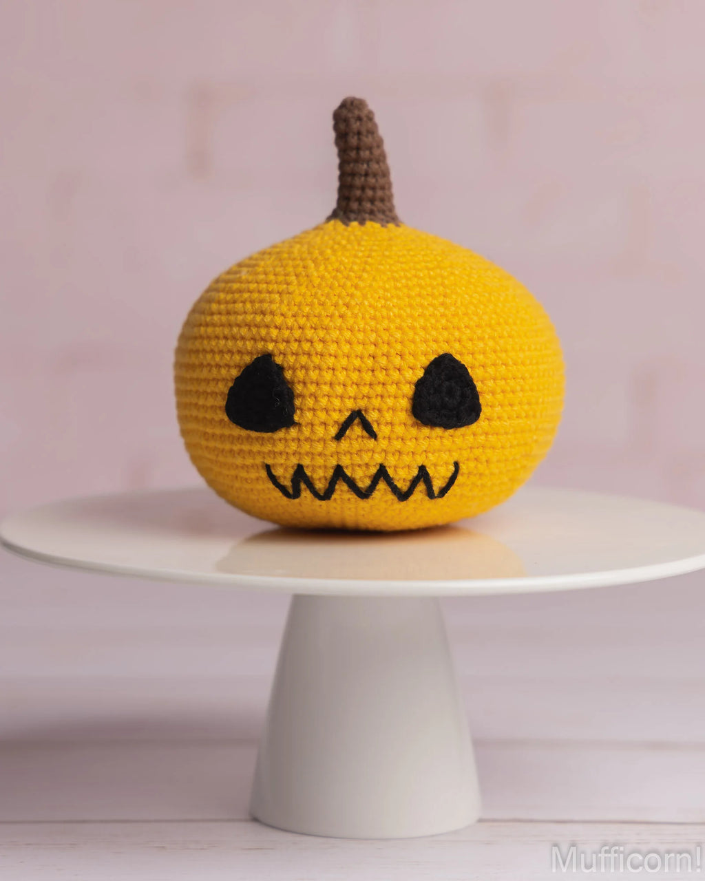 Halloween Amigurumi Pumpkin with Sweet and Scary face