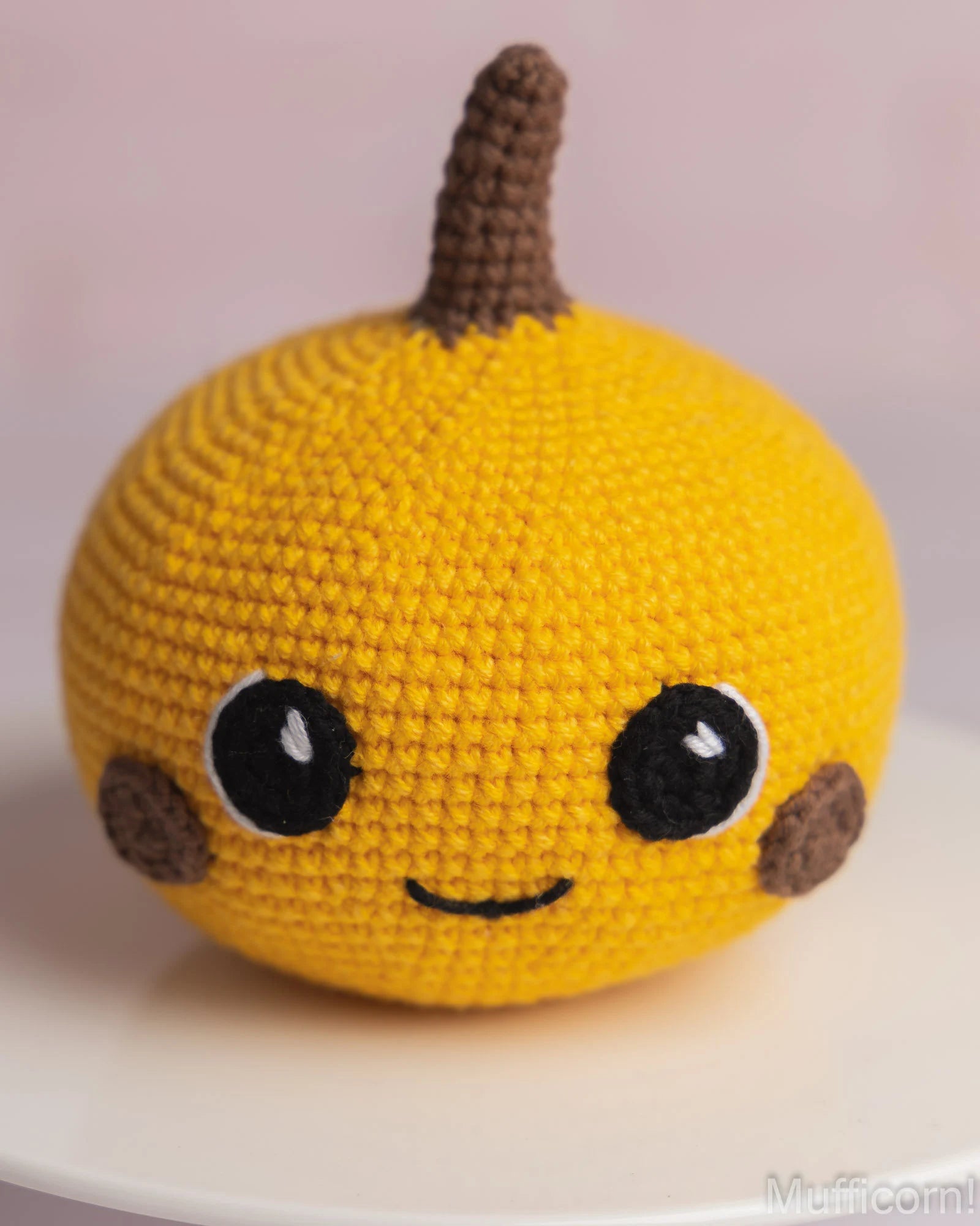 Halloween Amigurumi Pumpkin with Sweet and Scary face