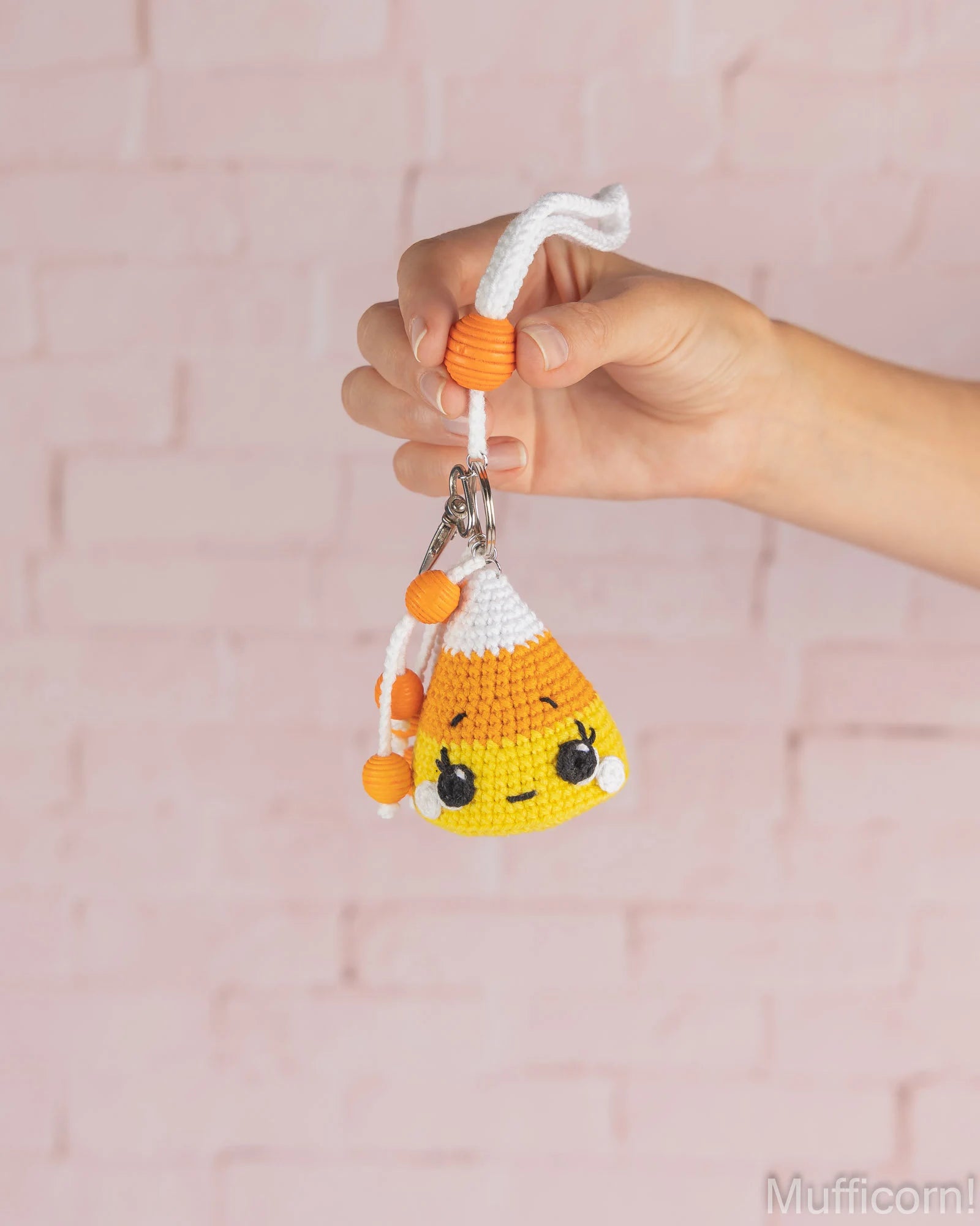 Candy Corn Keychain