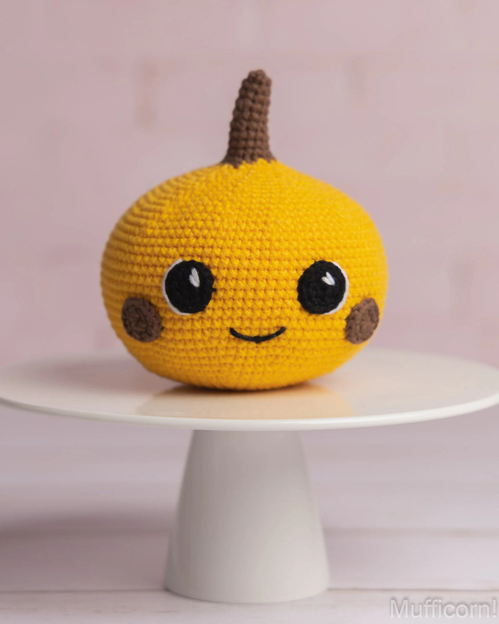 Halloween Amigurumi Pumpkin with Sweet and Scary face