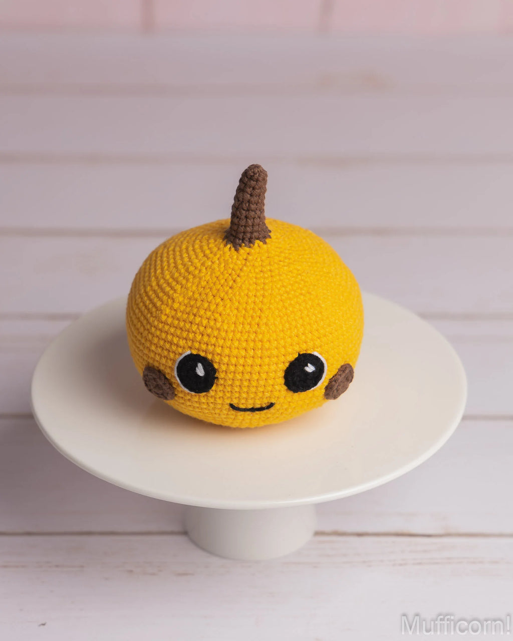 Halloween Amigurumi Pumpkin with Sweet and Scary face