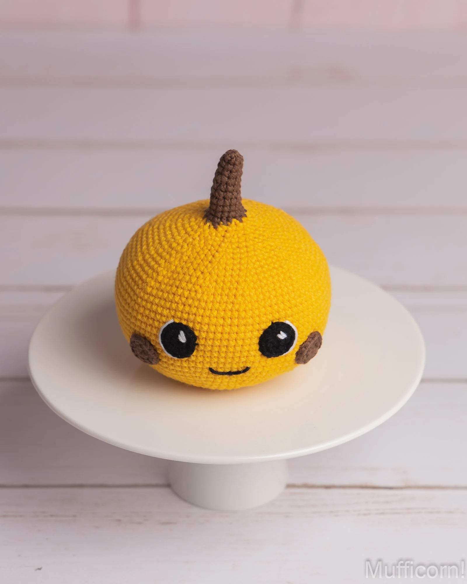 Halloween Amigurumi Pumpkin with Sweet and Scary face