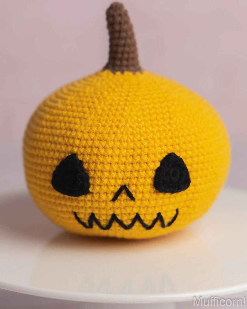 Halloween Amigurumi Pumpkin with Sweet and Scary face
