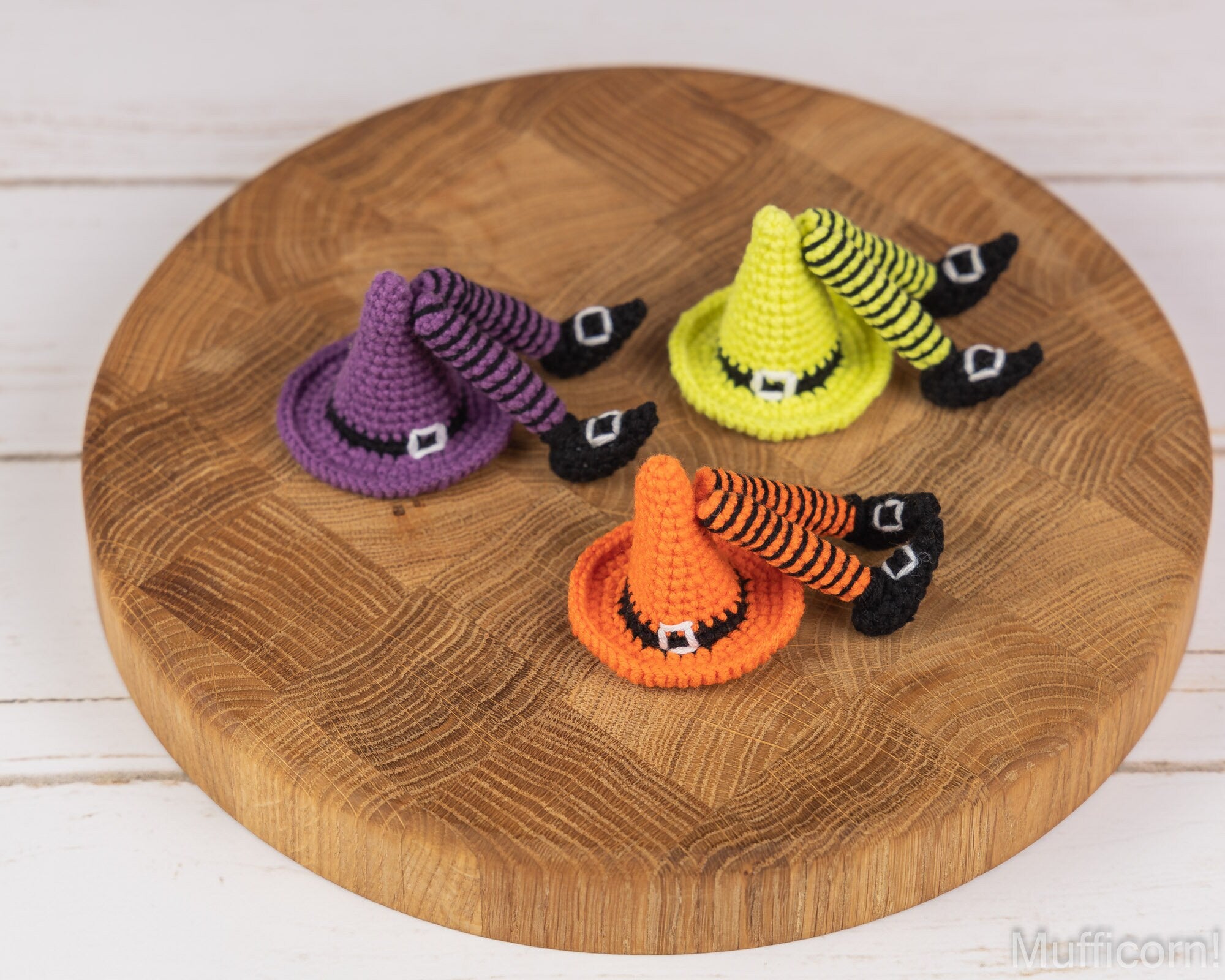 Wtch hat & Legs Halloween Keychains