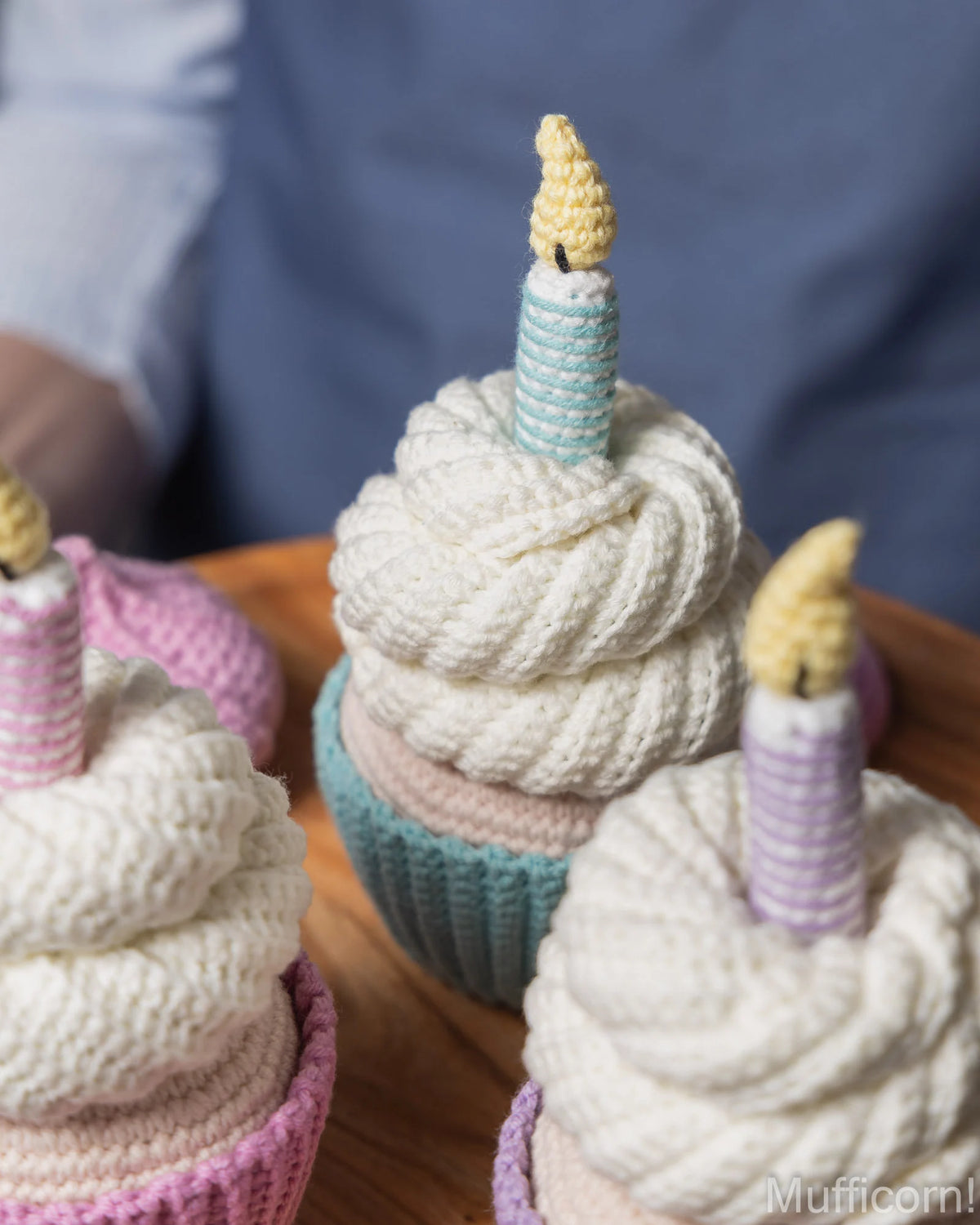Crochet Birthday Cupcake