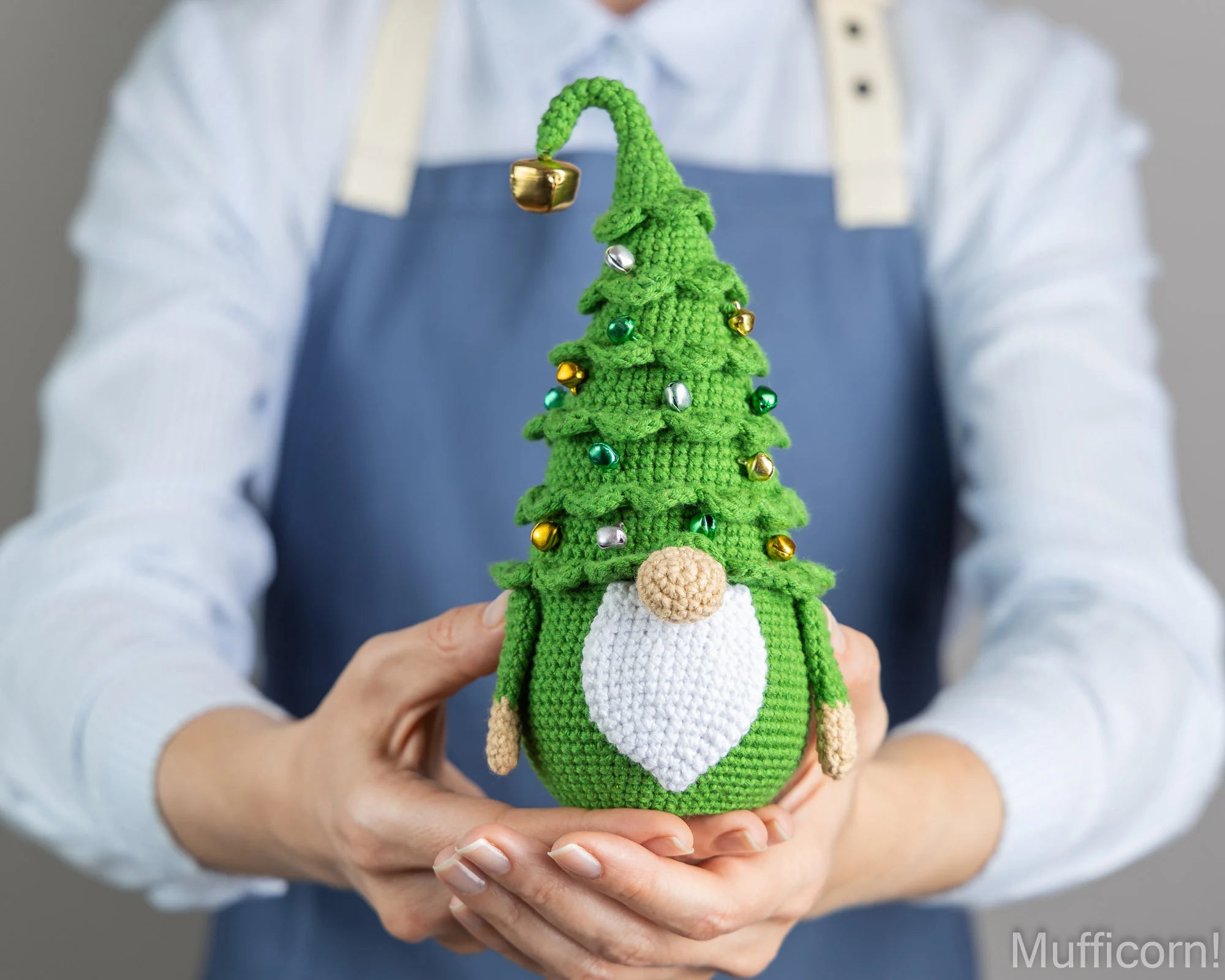Crochet patterns bundle: Christmas tree gnome & Amigurumi christmas tree