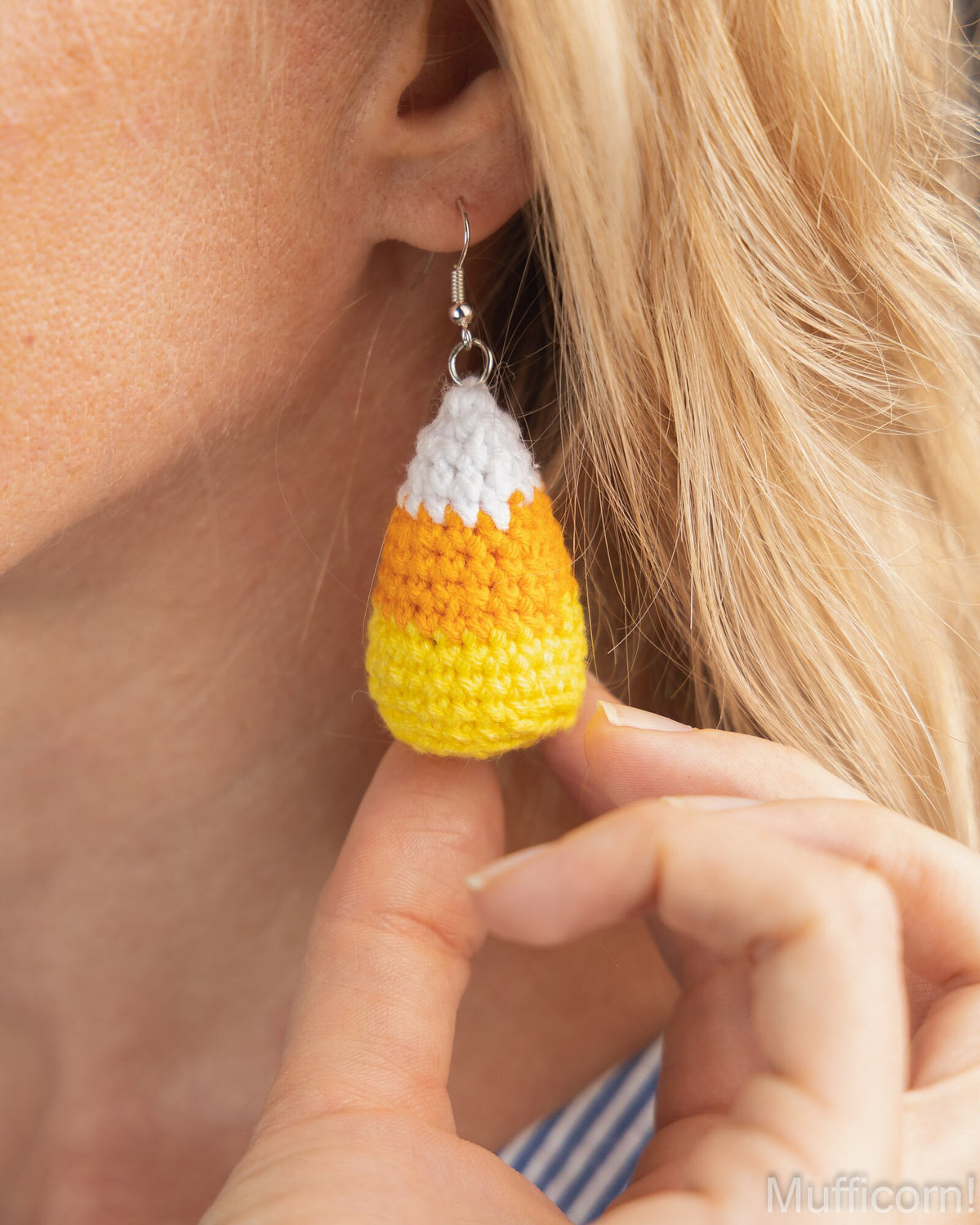 Pumpkin & Candy Corn Fall Garland crochet pattern