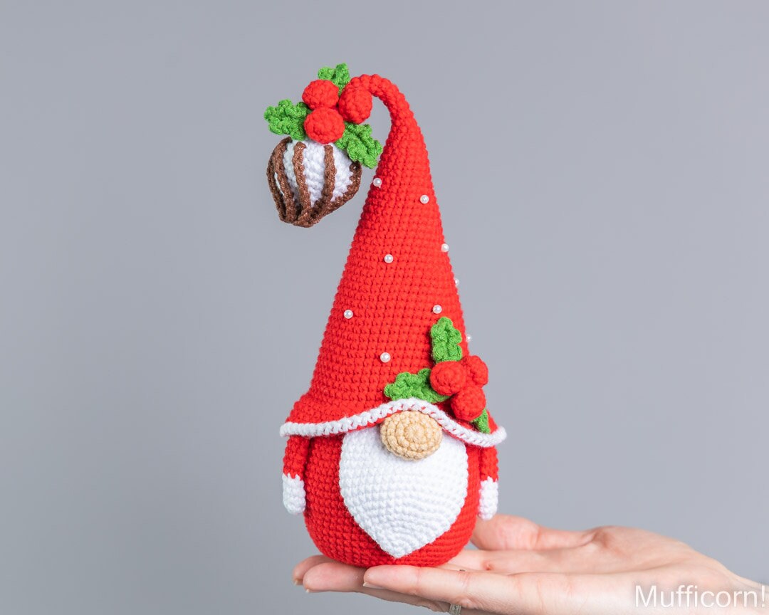 Christmas Gnome with Mug & Meringues
