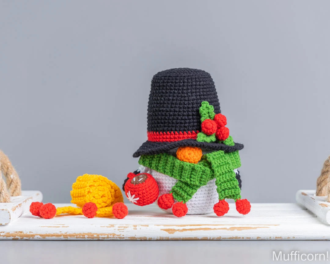 Snowman Gnome in a scarf