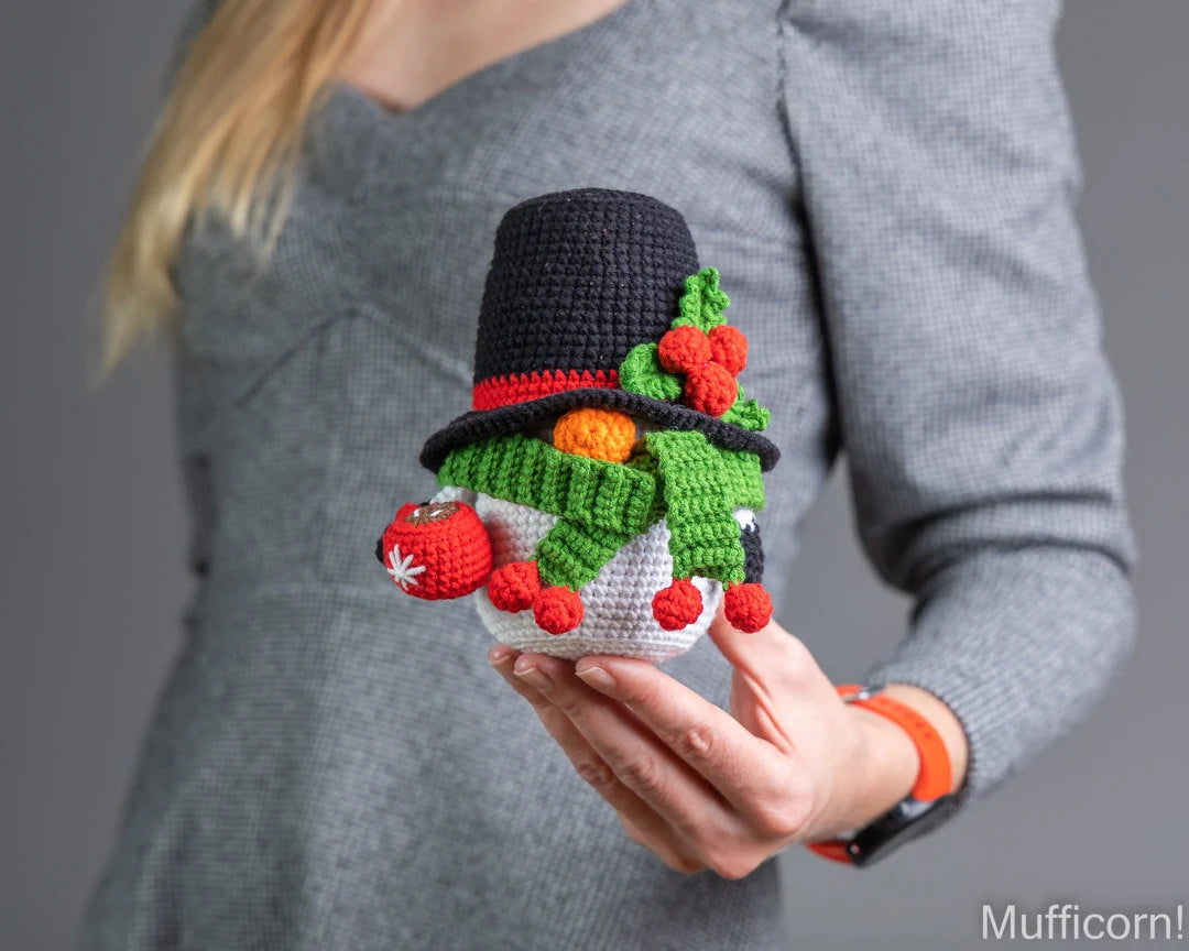 Snowman Gnome in a scarf