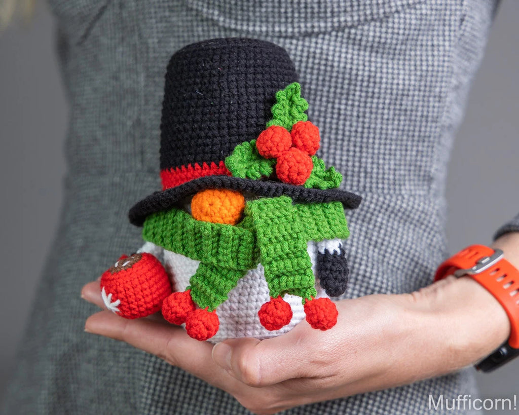 Snowman Gnome in a scarf
