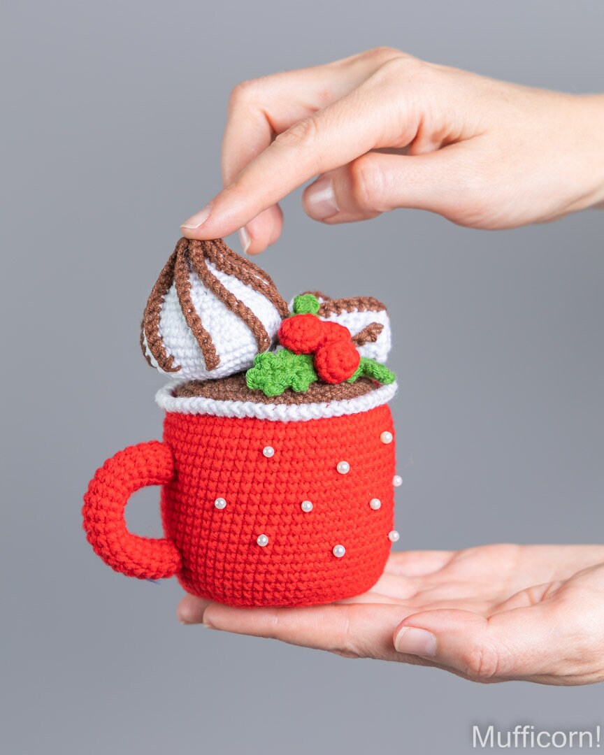 Christmas Gnome with Mug & Meringues